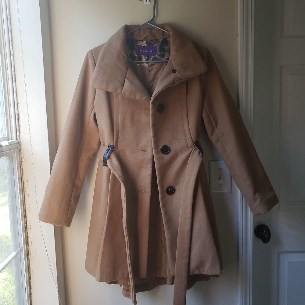 Long Camel Peacoat
